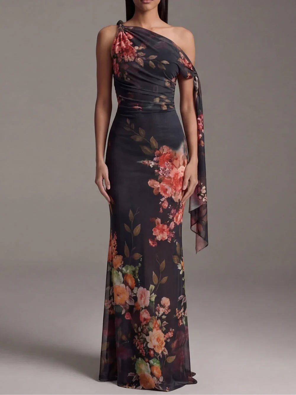 Lorena Maxi Plisado Negro