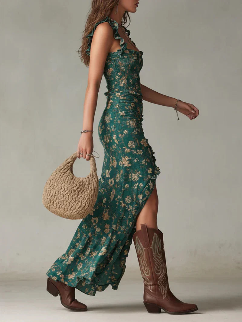 Victoria Maxi Bohemio Verde