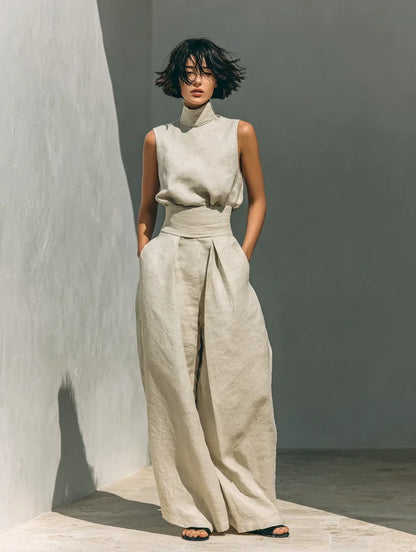 Joana Conjunto Algodón y Lino