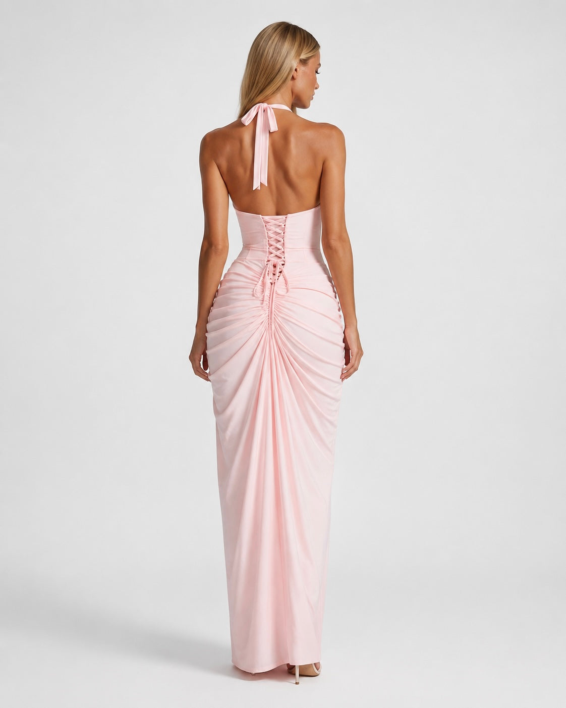 Leonor | Vestido Largo Halter con Abertura