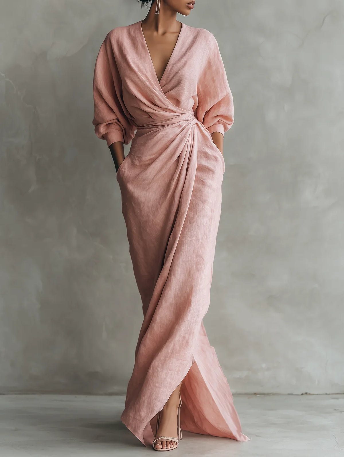 Lorena Maxi con Escote en V