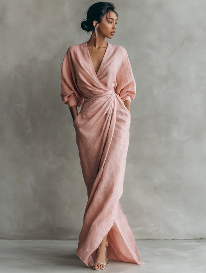 Lorena Maxi con Escote en V