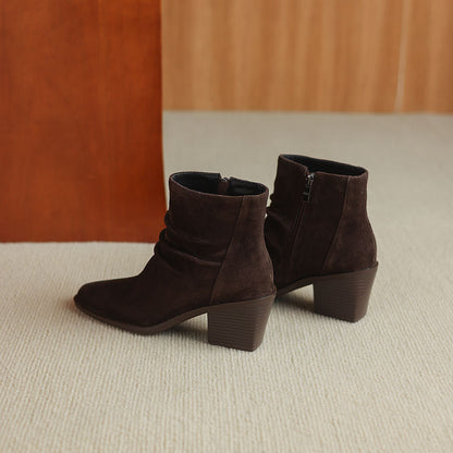 Tamara | Botines de ante auténtico
