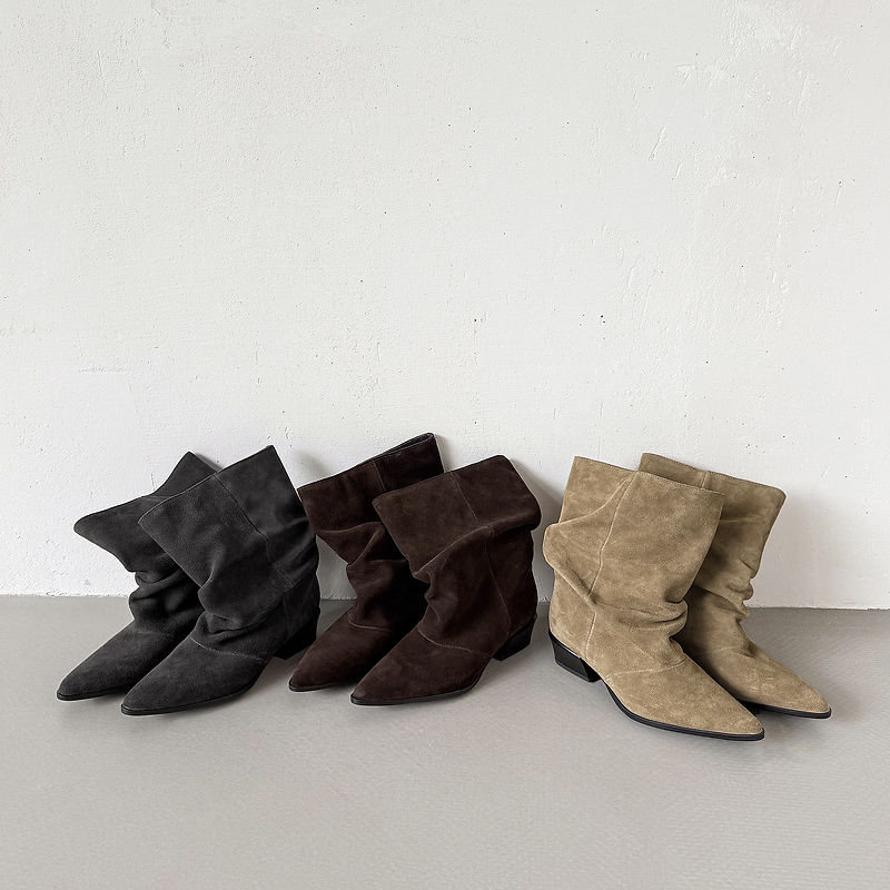 Estrella | Botines de piel de media caña