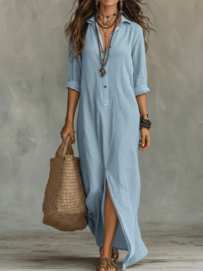 Camila | Vestido maxi fluido para el día a día