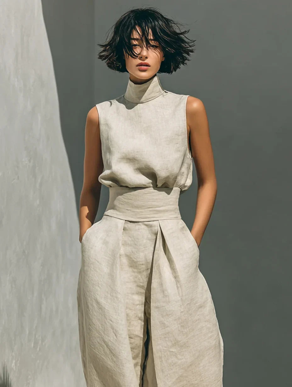 Joana Conjunto Algodón y Lino