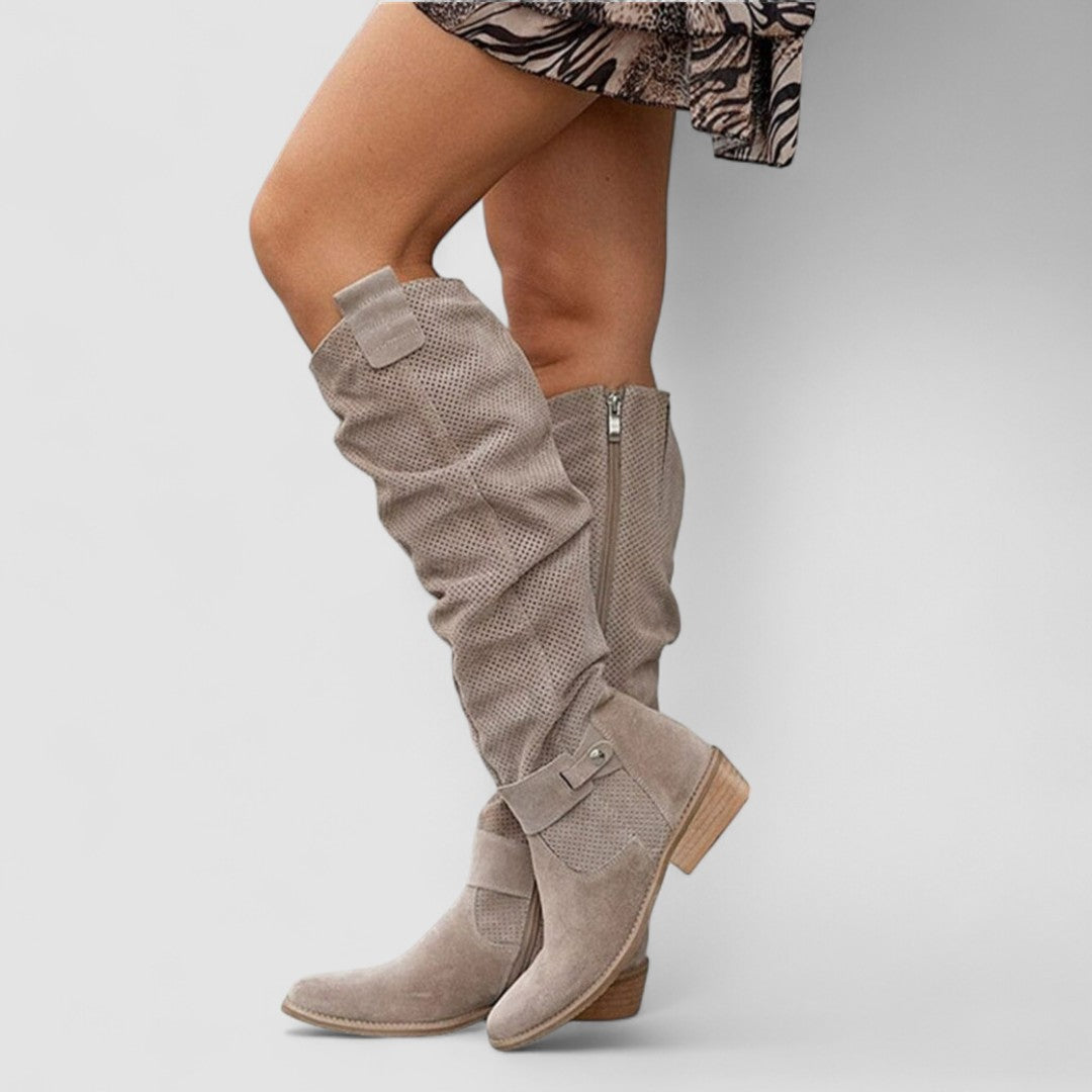 Celeste | Botines cómodos estilo western