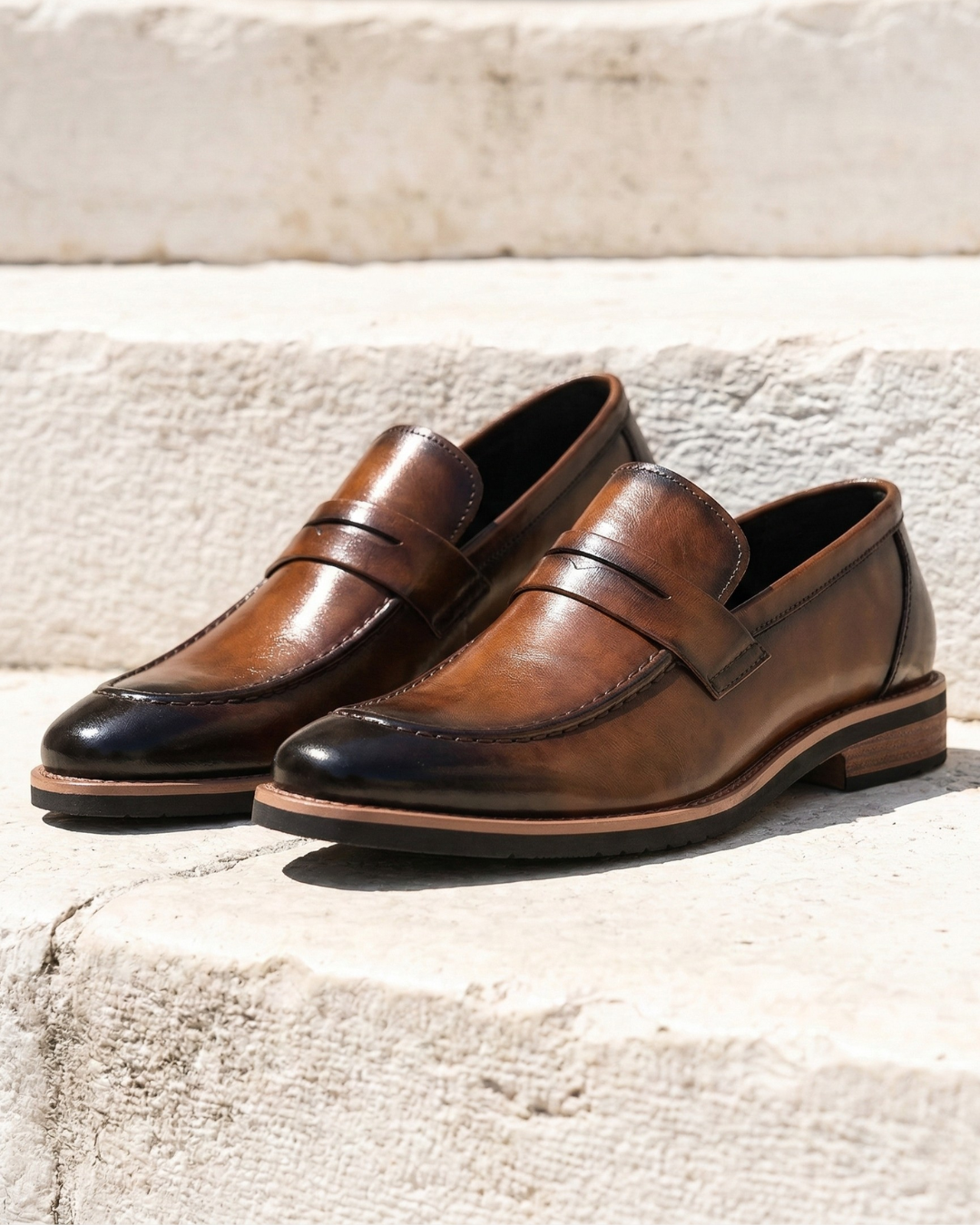Daniel | Mocasines de piel pulida