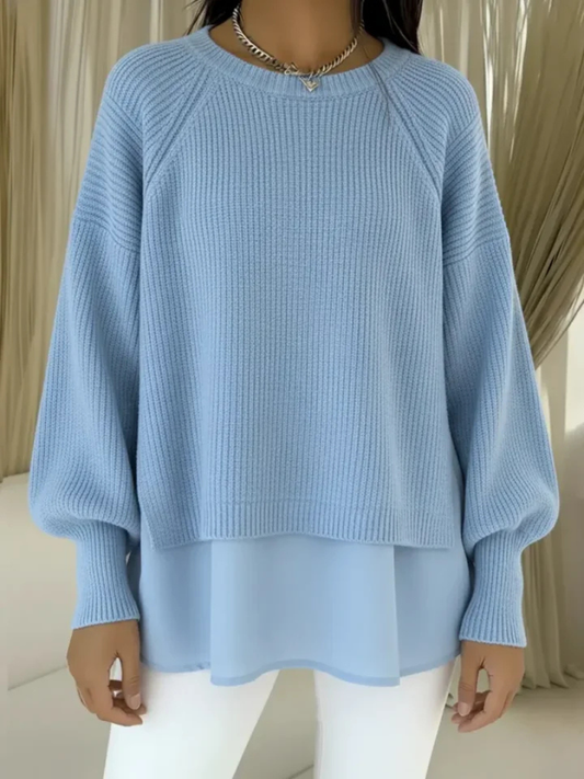 Cecilia | Jersey de efecto dos piezas