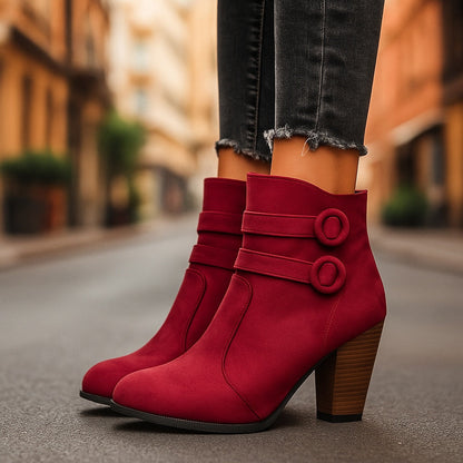 Nekane | Botines de ante con doble banda