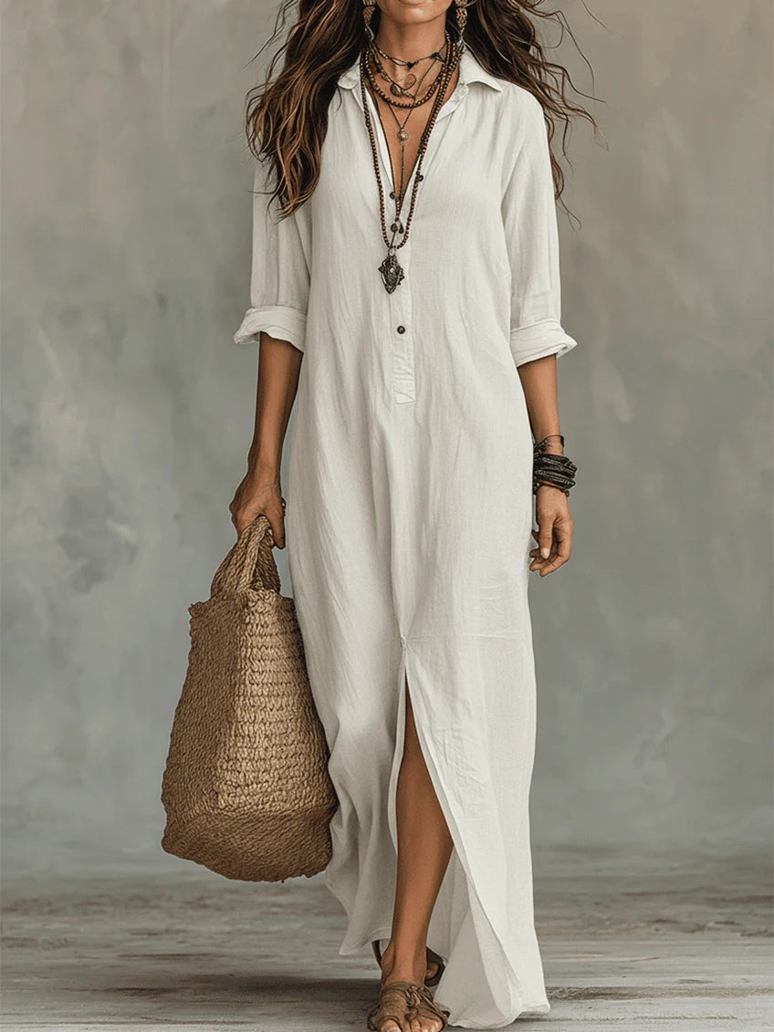Camila | Vestido maxi fluido para el día a día