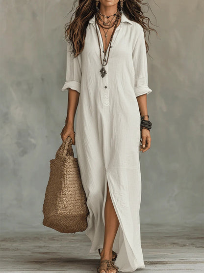 Camila | Vestido maxi fluido para el día a día