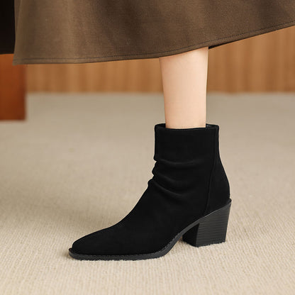 Tamara | Botines de ante auténtico