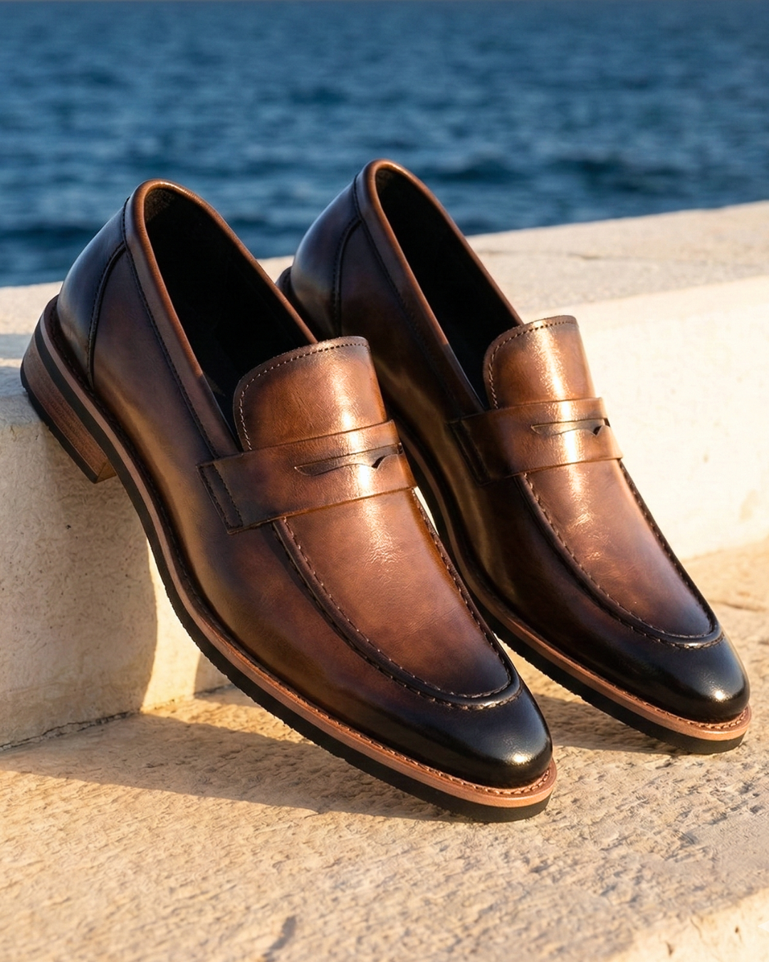 Daniel | Mocasines de piel pulida