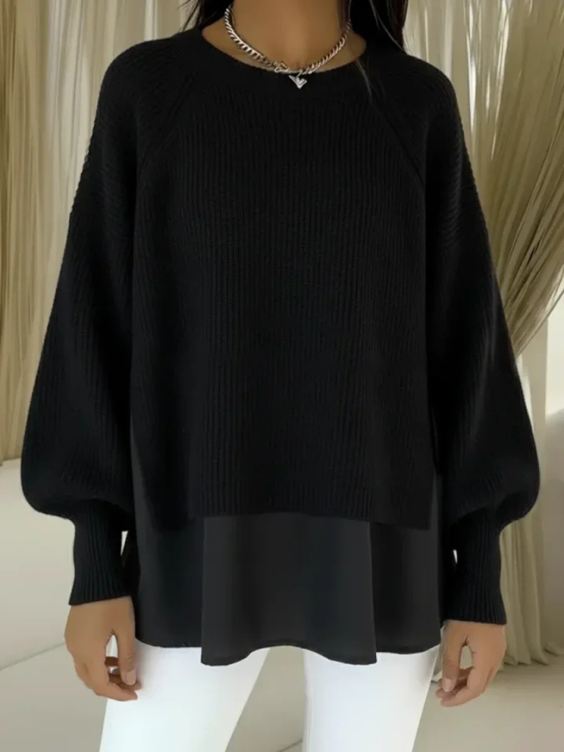 Cecilia | Jersey de efecto dos piezas
