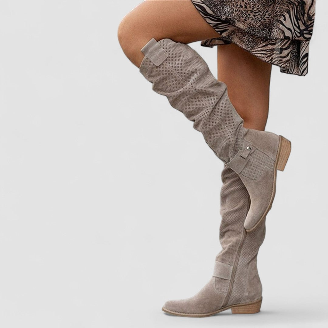 Celeste | Botines cómodos estilo western