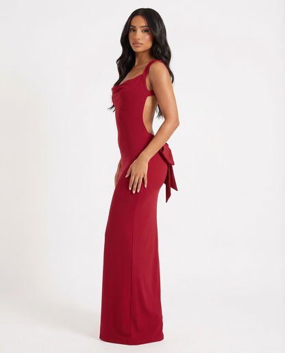 Inés | Vestido Maxi Espalda Descubierta
