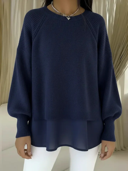 Cecilia | Jersey de efecto dos piezas