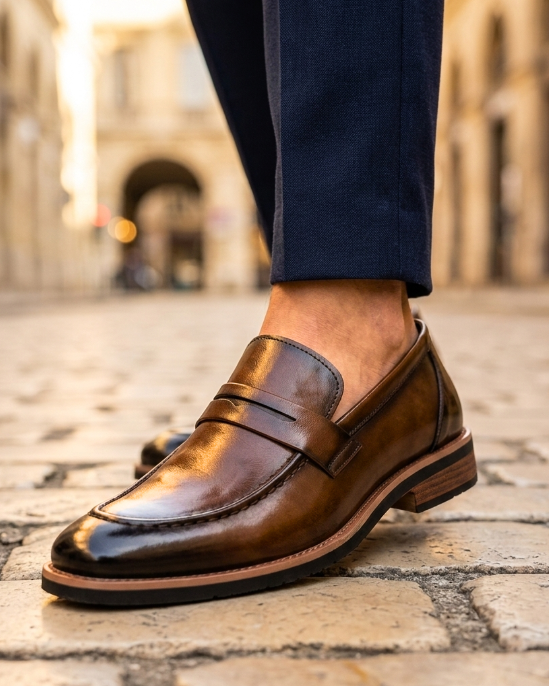 Daniel | Mocasines de piel pulida