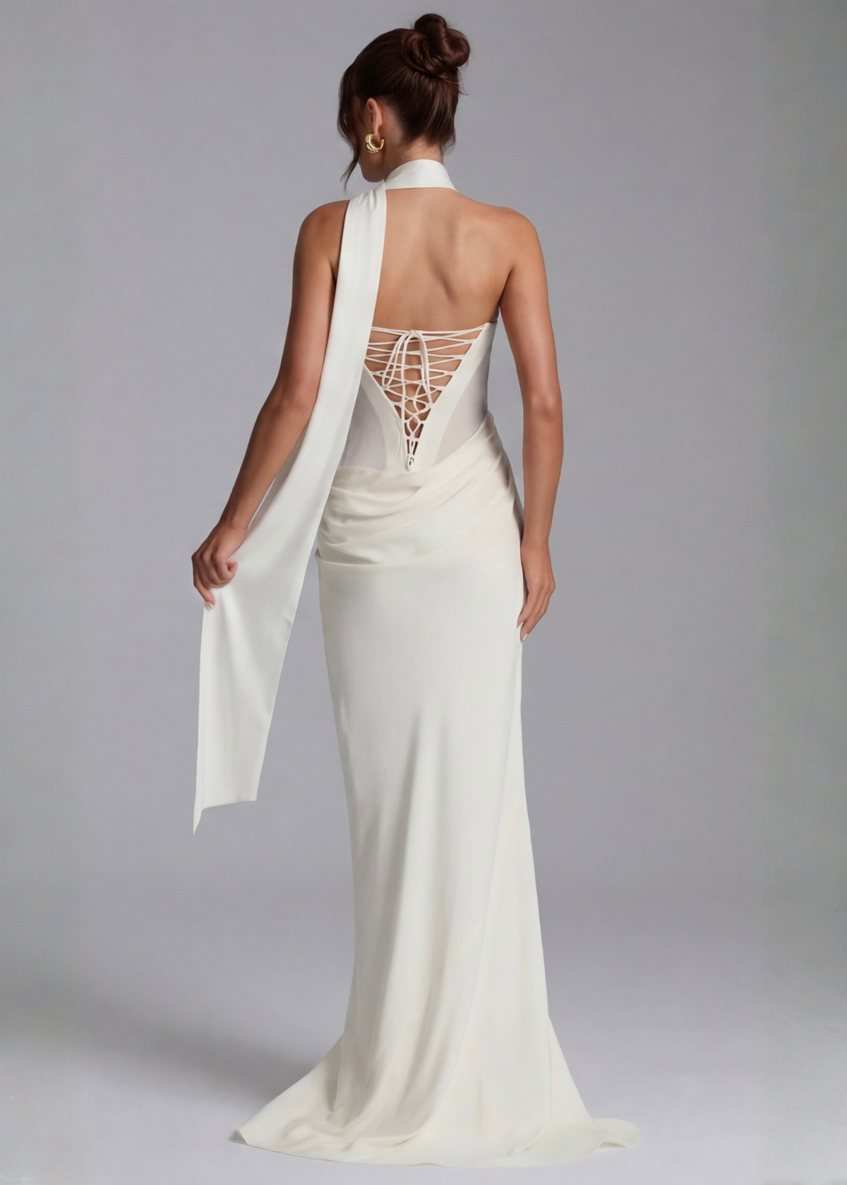 Ana | Vestido Maxi Drapeado Entallado