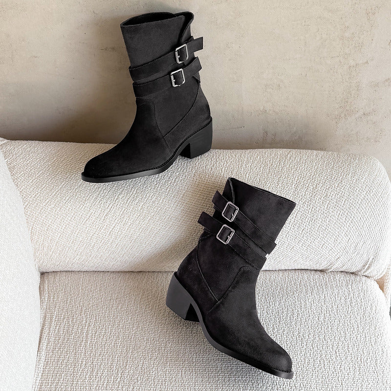 Felisa | Botas western de ante auténtico