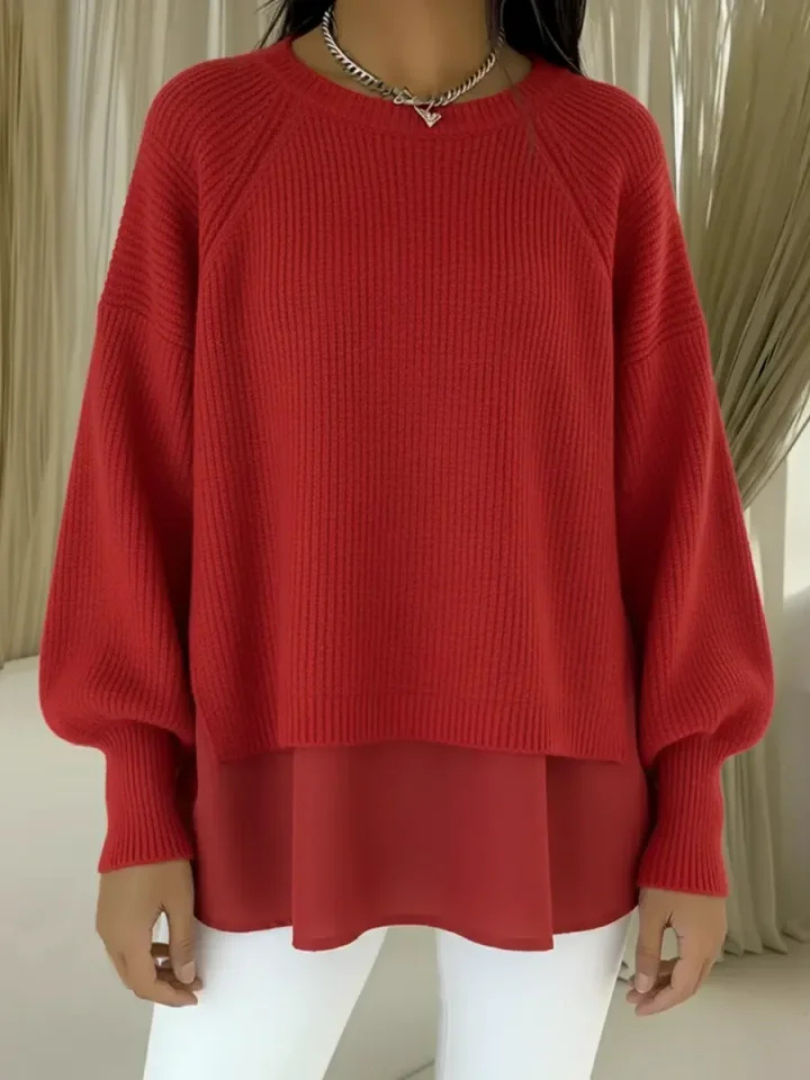 Cecilia | Jersey de efecto dos piezas