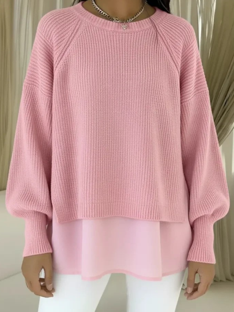 Cecilia | Jersey de efecto dos piezas