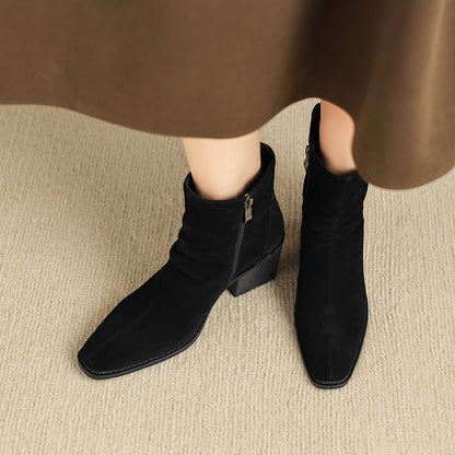 Tamara | Botines de ante auténtico