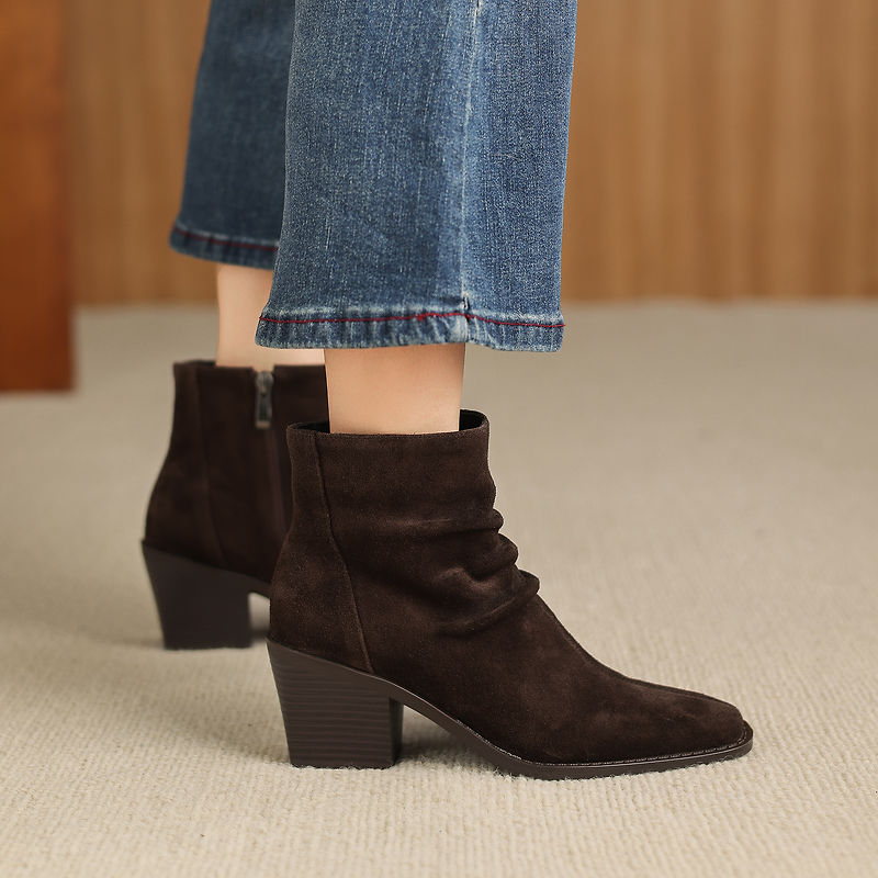 Tamara | Botines de ante auténtico