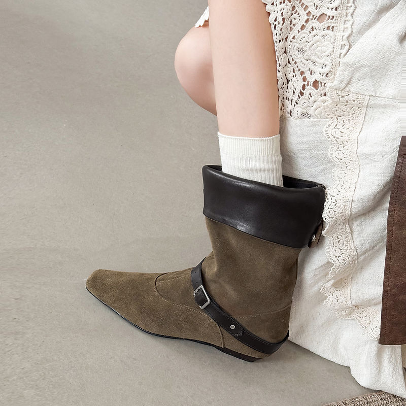 Isidora | Botas de ante auténtico