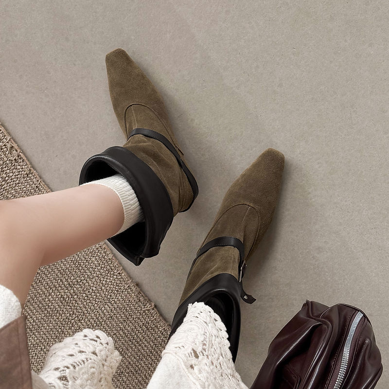 Isidora | Botas de ante auténtico