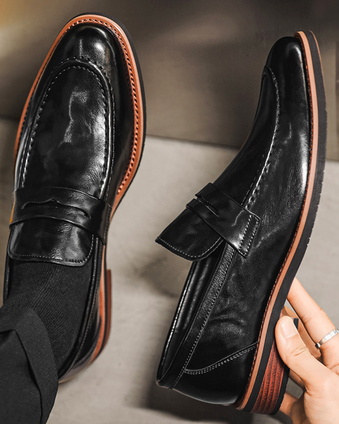 Daniel | Mocasines de piel pulida