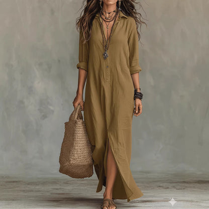 Camila | Vestido maxi fluido para el día a día