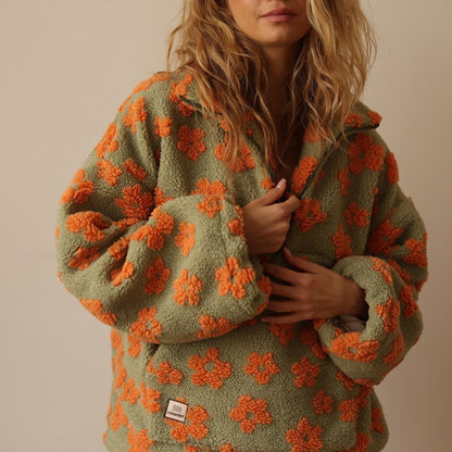 Victoria | Jersey de forro polar floral