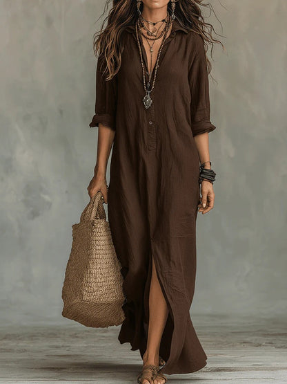 Camila | Vestido maxi fluido para el día a día