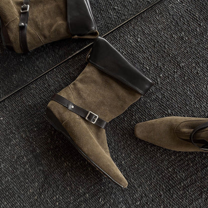 Isidora | Botas de ante auténtico