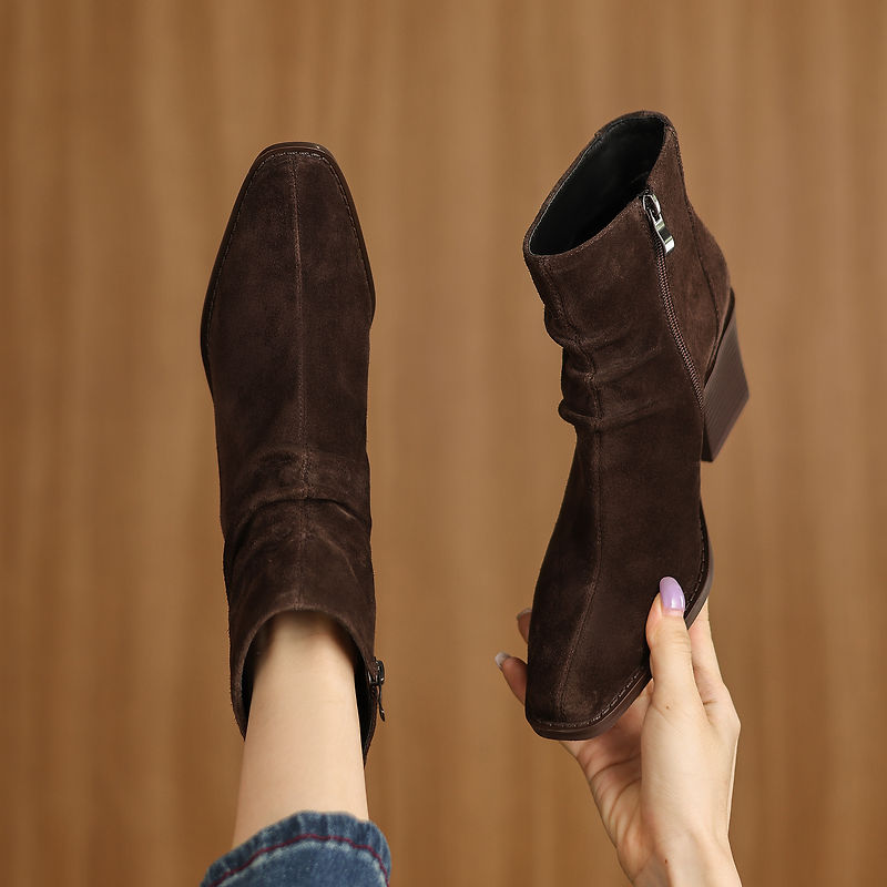 Tamara | Botines de ante auténtico