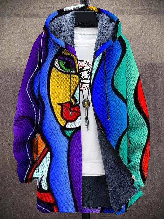 Mercedes | Cárdigan de inspiración artística con capucha