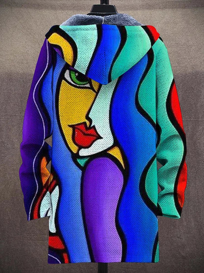 Mercedes | Cárdigan de inspiración artística con capucha