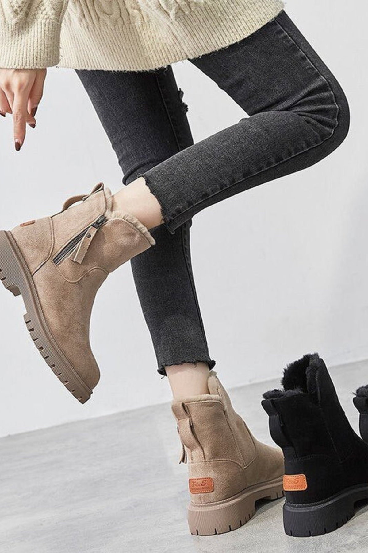 Idoia | Botines de invierno con plataforma