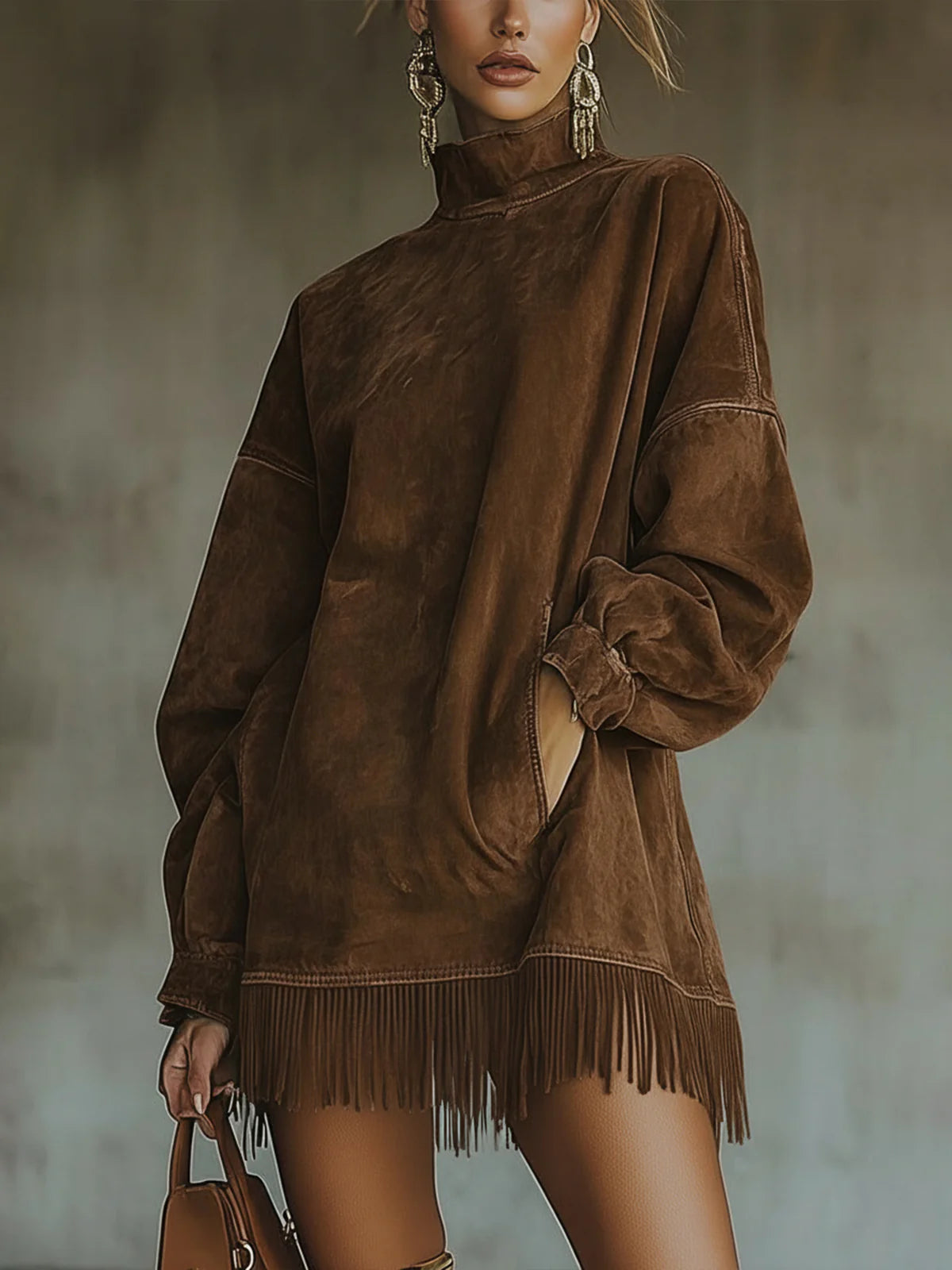 Sandra | Vestido de otoño boho