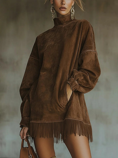 Sandra | Vestido de otoño boho