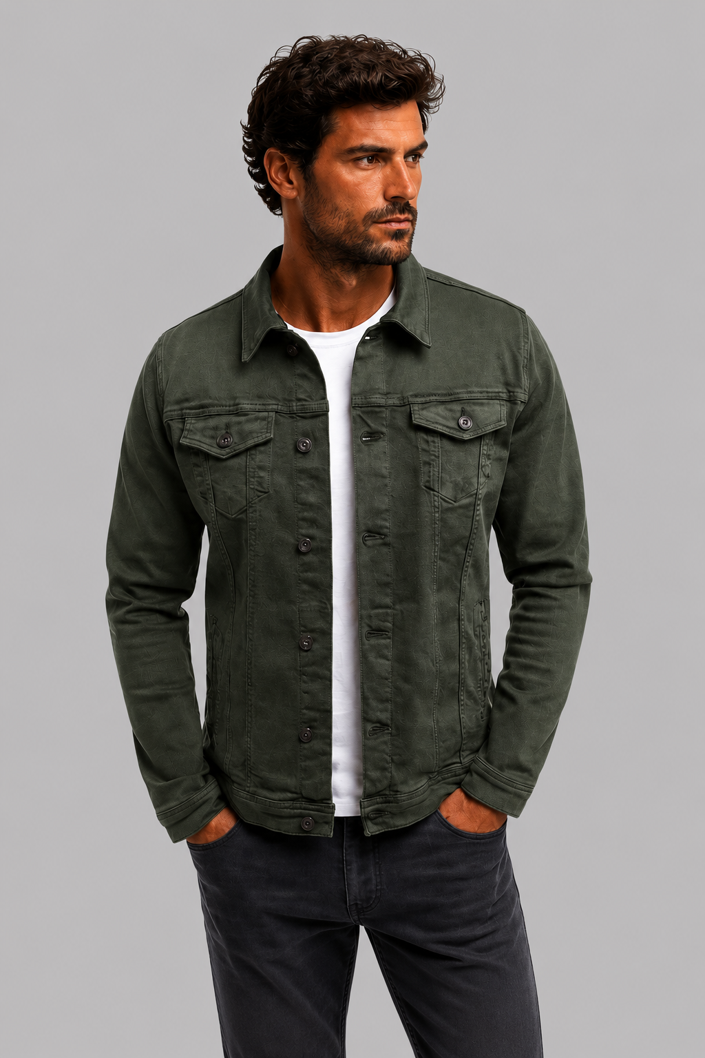 Tomás | Chaqueta estilo camionero con botones