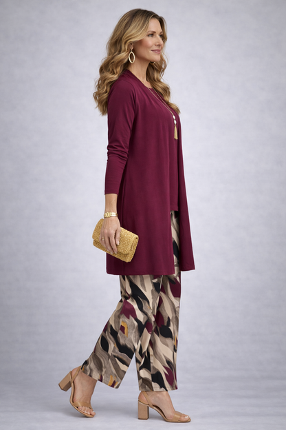 Emilia | Conjunto elegante de tres piezas