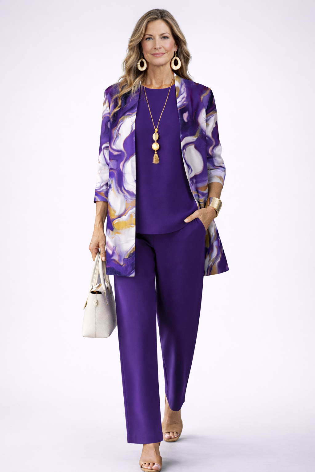 Marisa | Conjunto elegante de tres piezas