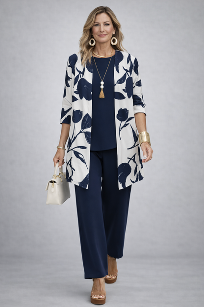 Leonor | Conjunto elegante de tres piezas