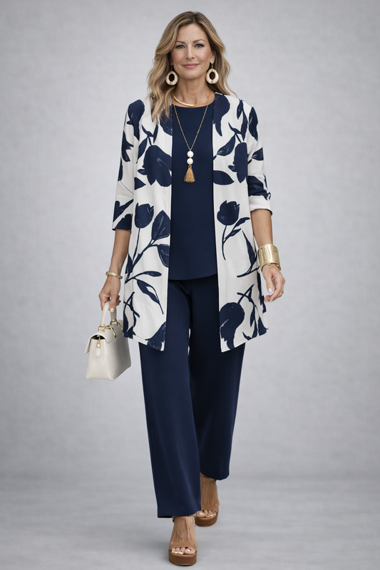 Leonor | Conjunto elegante de tres piezas