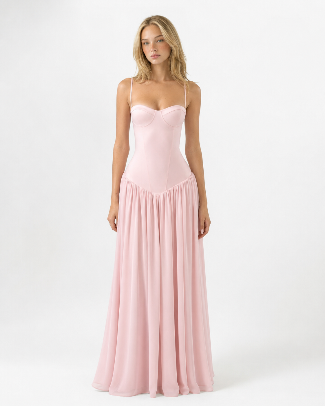 Clara | Vestido Maxi Corsé Escote Corazón