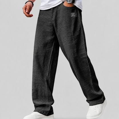 Hugo | Pantalón de lino de corte relajado