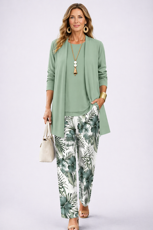 Nieves | Conjunto elegante de tres piezas